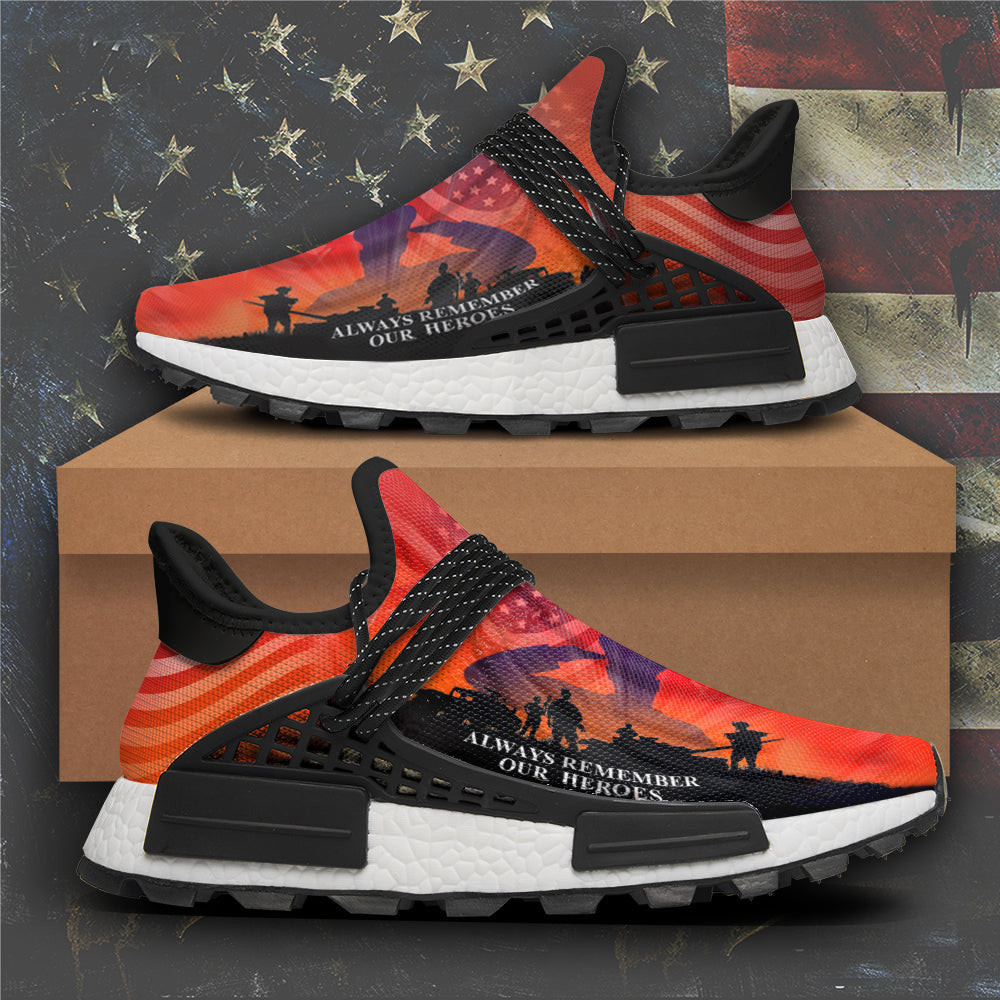 Always Remember Our Heroes Sneakers Proud Honoring Veterans Patriotic Shoes Gift Always Remember Our Heroes Sneakers Proud Honoring Veterans Patriotic Shoes Gift
