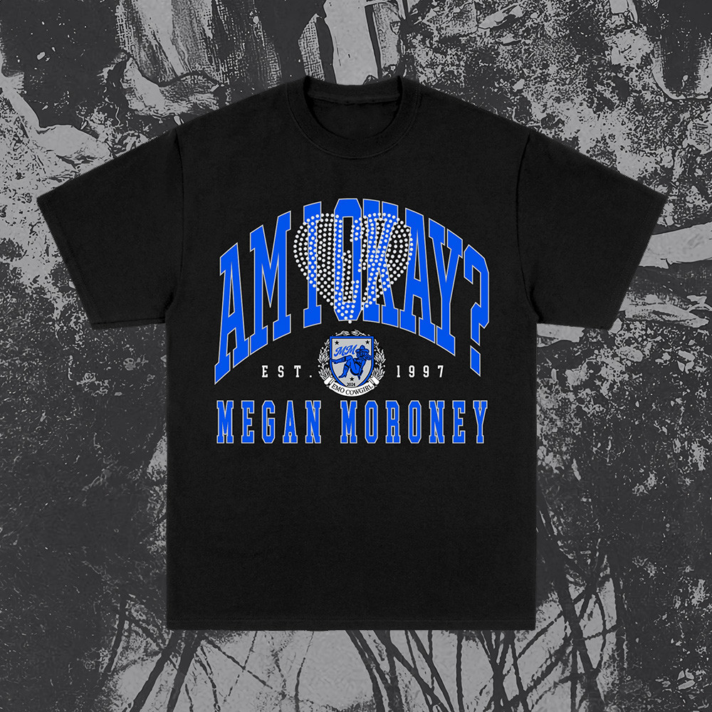 Am I Okay Rhinestone T-Shirt Megan Moroney Shirt Gift Ideas For Music Lovers
