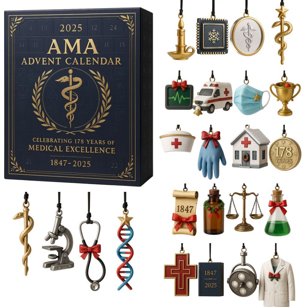 Ama 178th Anniversary Advent Calendar Christmas Advent Calendar Xmas Gifts For Nurses
