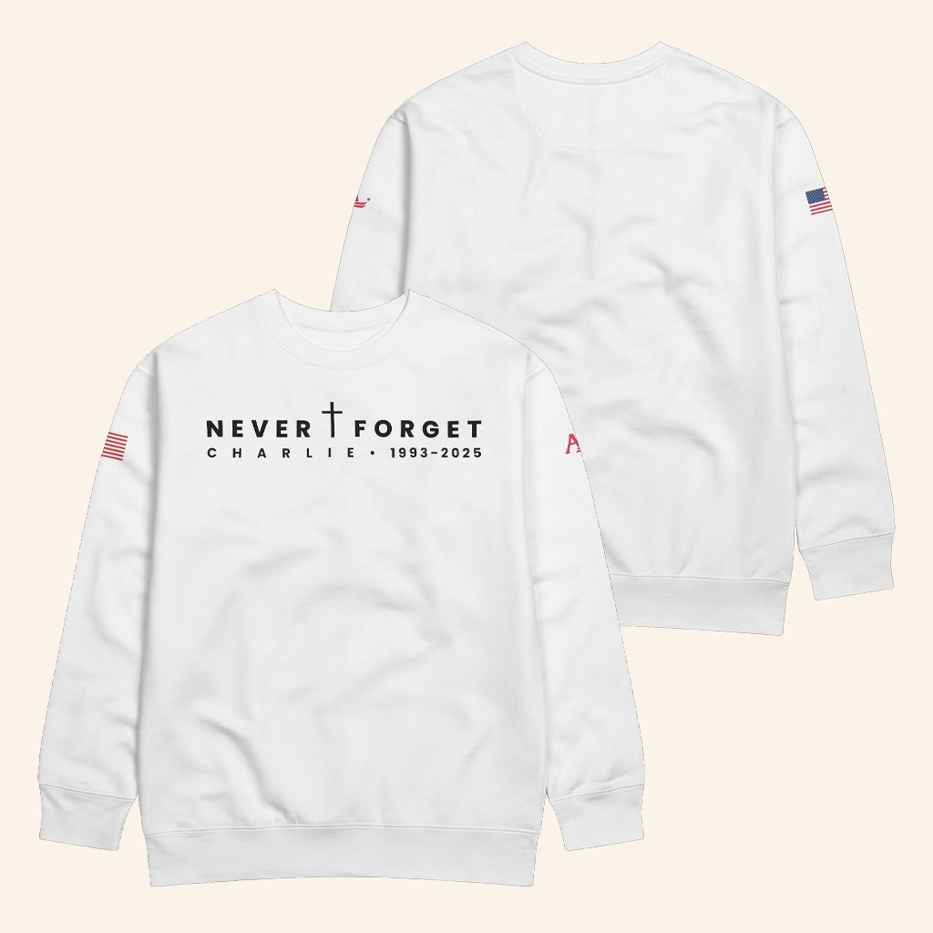 Amac Merch Never Forget Charlie Kirk Memorial Long Sleeve T-Shirt Gifts For Dad Amac Merch Never Forget Charlie Kirk Memorial Long Sleeve T-Shirt Gifts For Dad