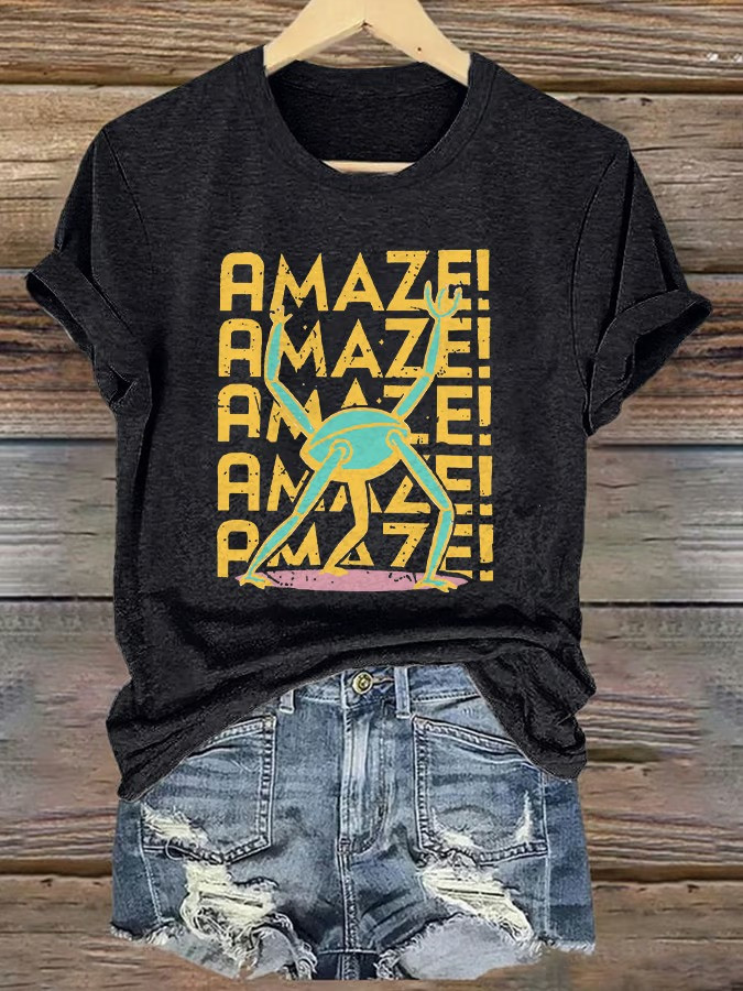 Amaze Stack T-Shirt Project Hail Movie Rocky Language Sci Fi Gift For Movie Fans