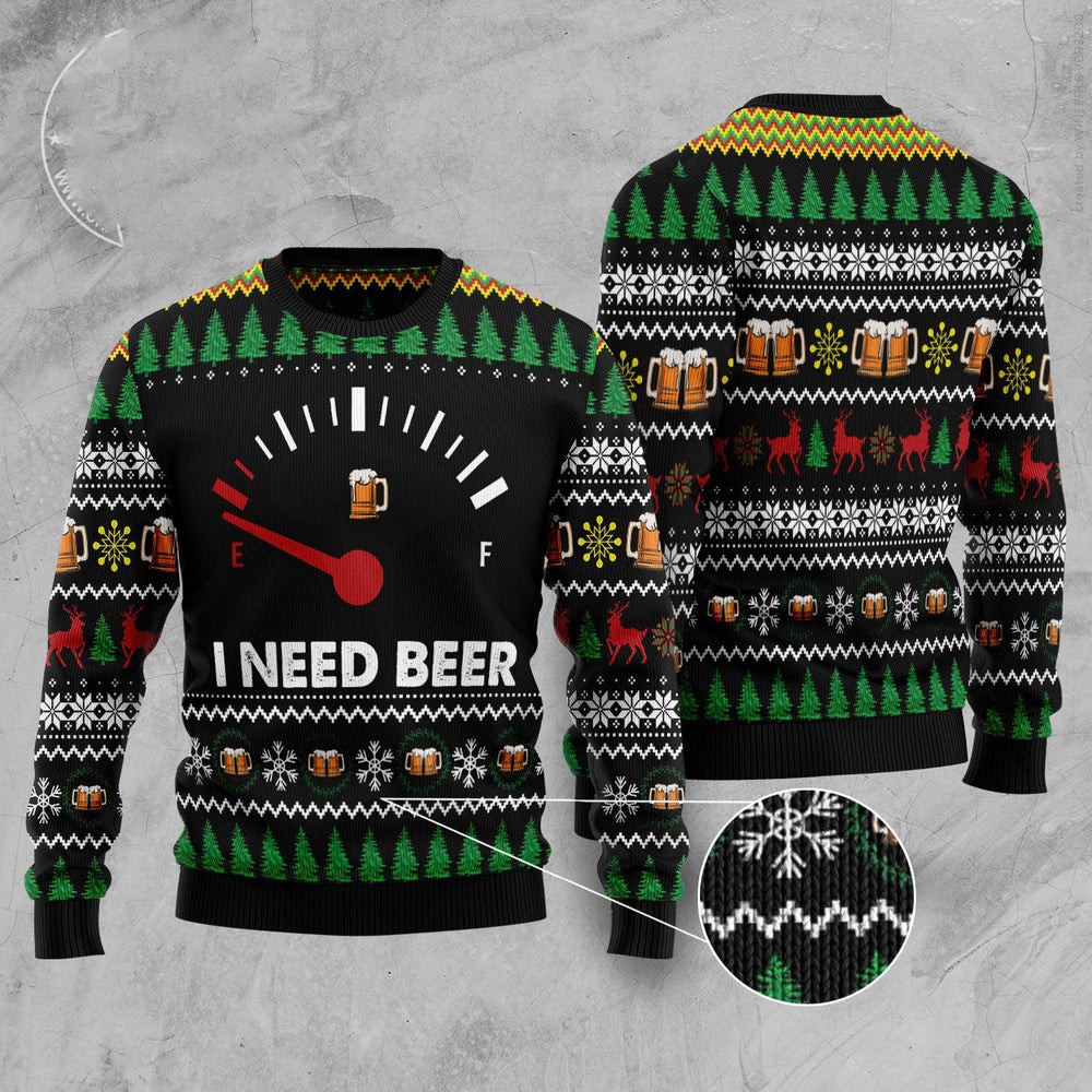 Amazing Beer Ugly Christmas Sweater Funny Ugly Christmas Sweater Holiday Gifts
