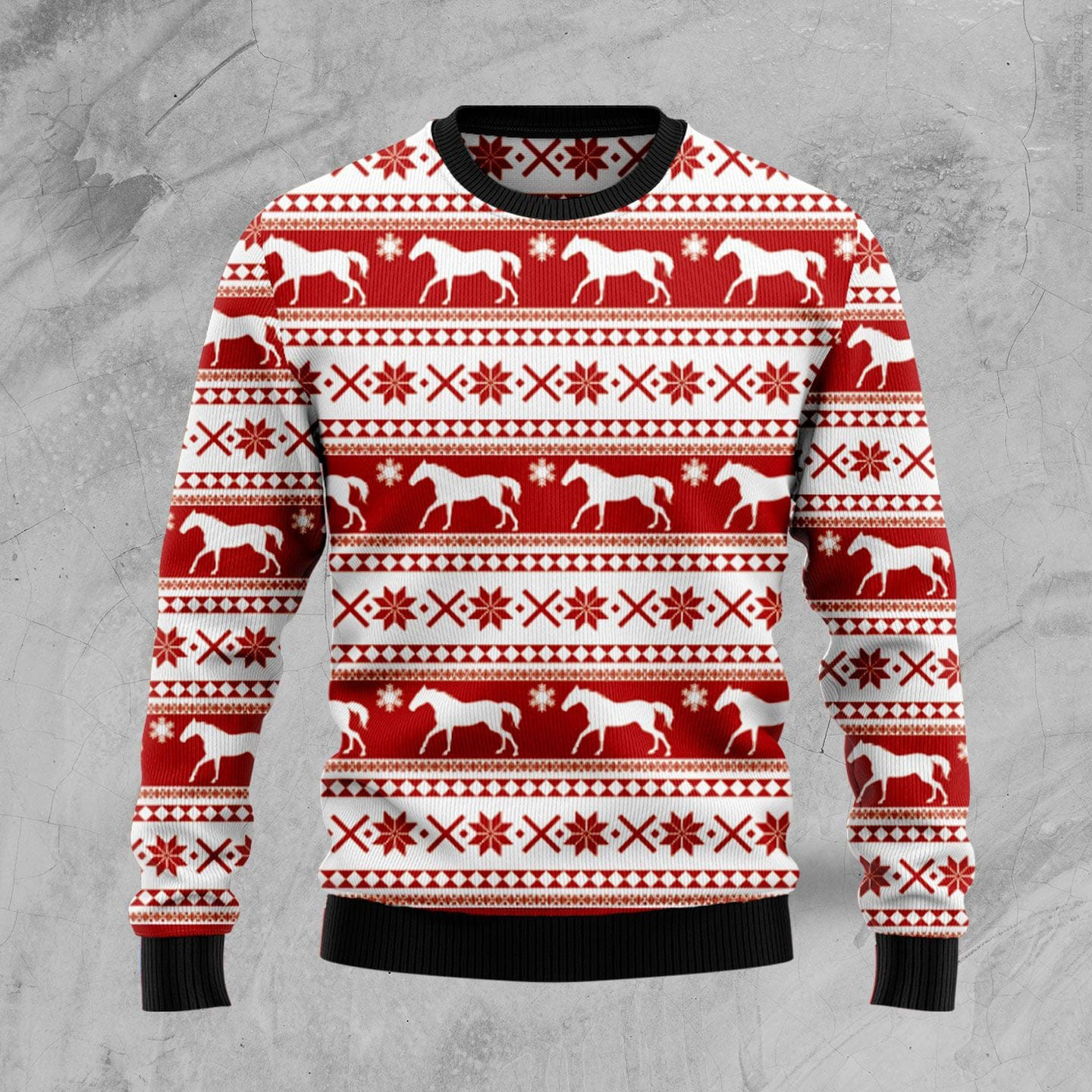 Amazing Horse Ugly Christmas Sweater Animal Themed Christmas Gifts For Horse Lovers