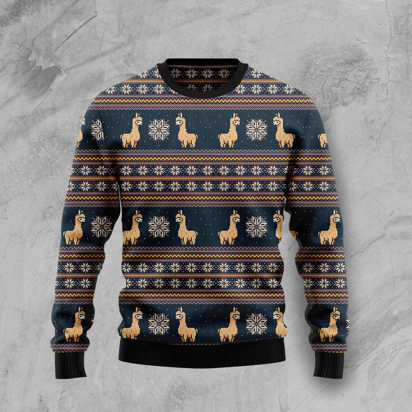 Amazing Llama Ugly Christmas Sweater Animal Themed Hilarious Christmas Sweaters