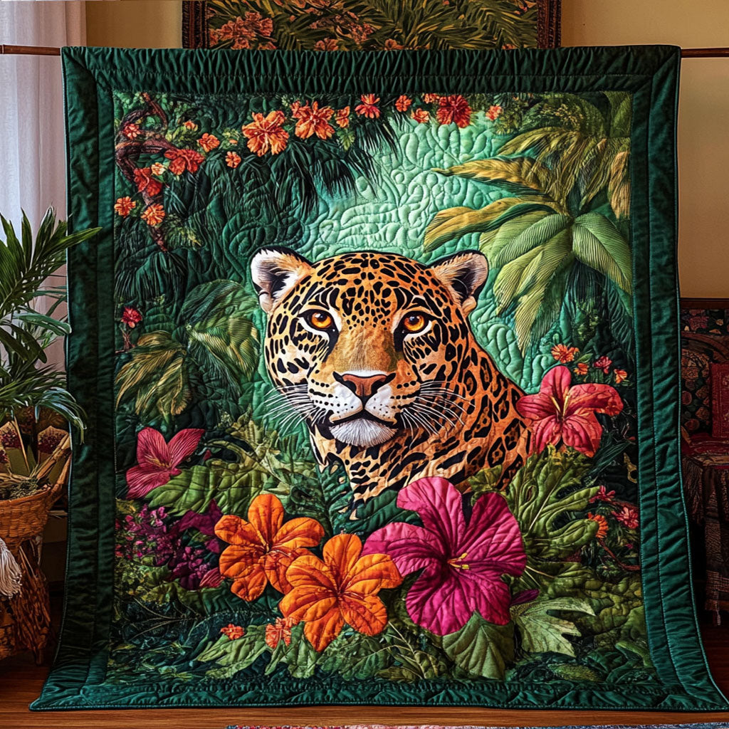 Amazon Leopard Quilt Blanket Wild Animal Throw Blanket Ideal Holiday Animal Lover Gifts