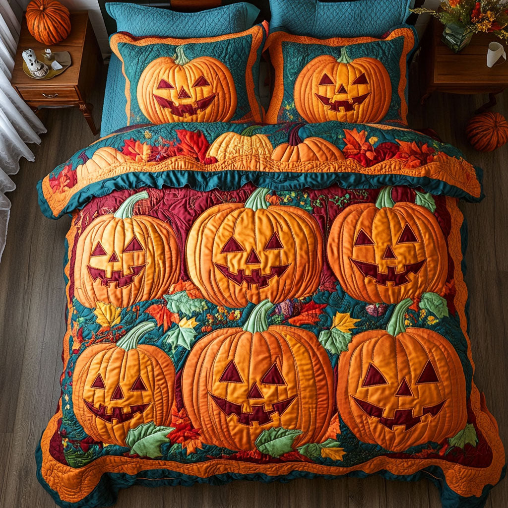 Amber Grin Row Quilted Bedding Set Duvet Cover Bedspread Best Gifts For Couples