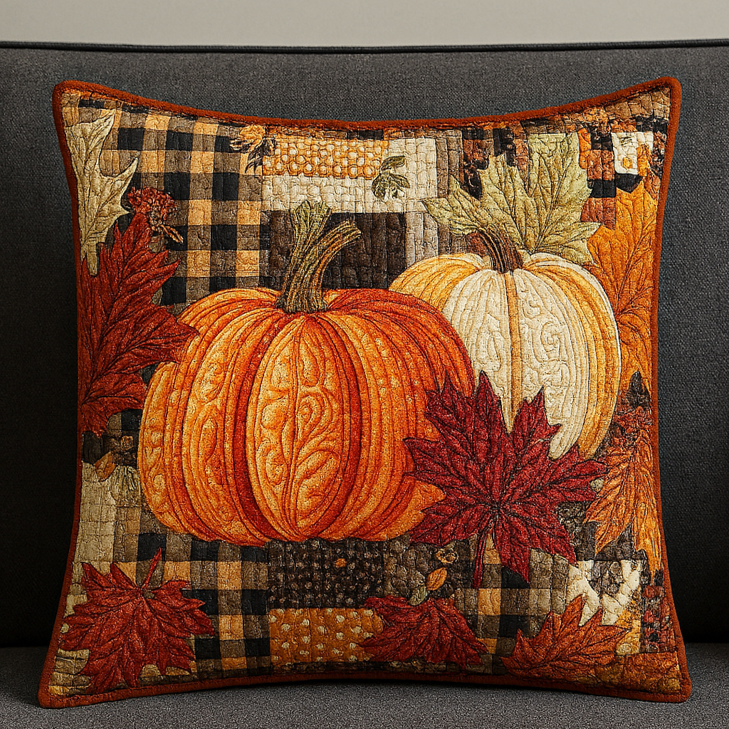 Amber Maple Lane Quilted Pillow Case Fall Pillow Cases Presents For Grandma