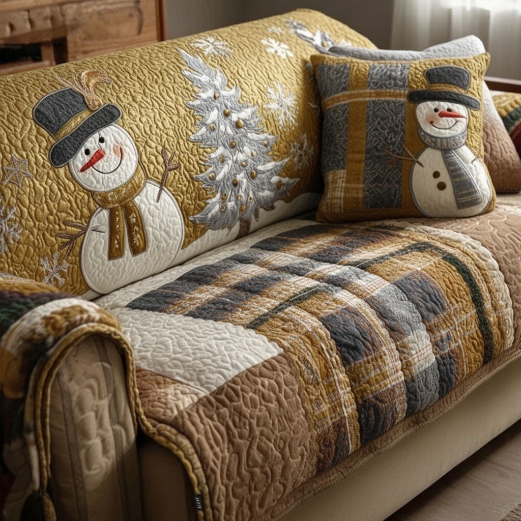 Amber Star Festive Nights Quilted Sofa Cover Sofa Seat Covers Housewarming Gifts For Couples 