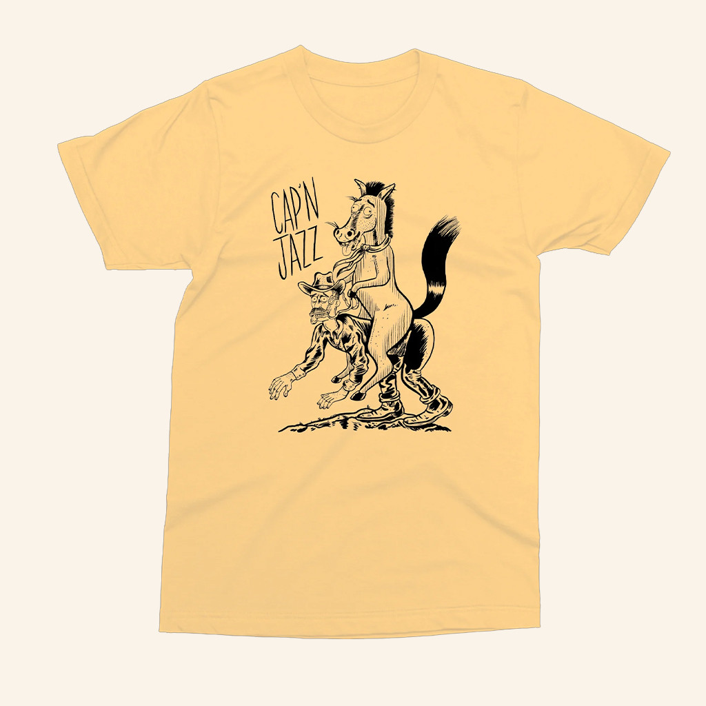 Ambient Inks Merch Cap'n Jazz Horse T-Shirt Gift Ideas For Music Lovers
