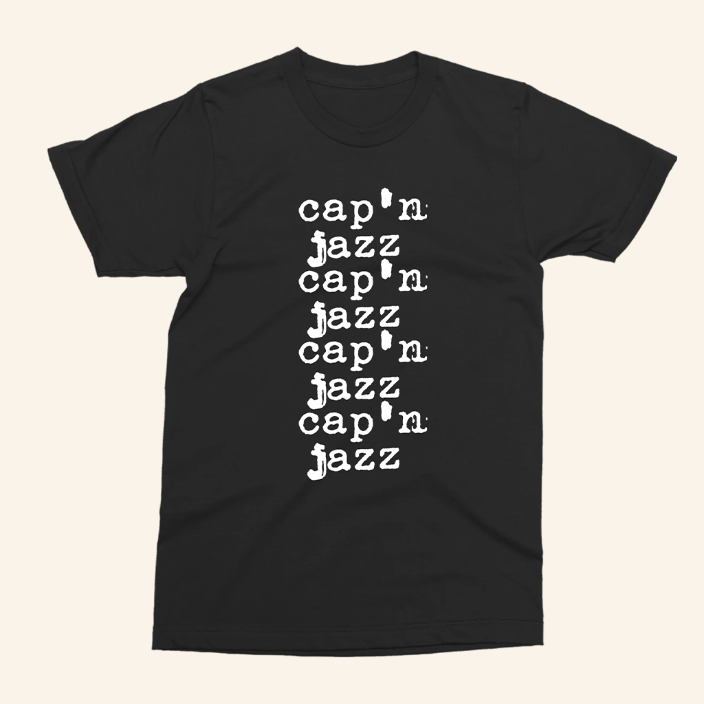 Ambient Inks Merch Cap'n Jazz Type Black T-Shirt Gifts For Music Lovers Ambient Inks Merch Cap'n Jazz Type Black T-Shirt Gifts For Music Lovers