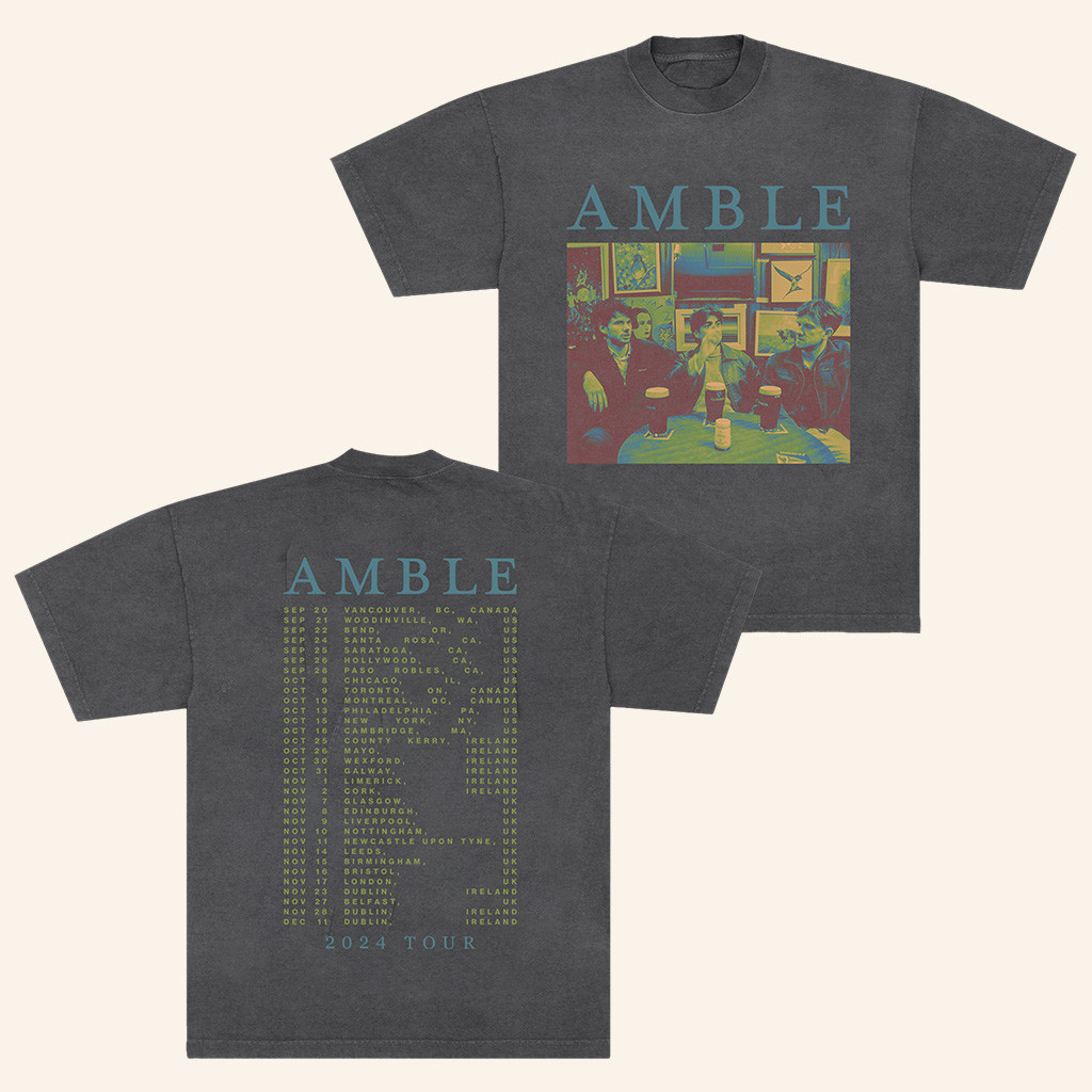 Amble Merch Amble Pub Photo Tour 2024 T-Shirt Gifts For Music Lovers Amble Merch Amble Pub Photo Tour 2024 T-Shirt Gifts For Music Lovers