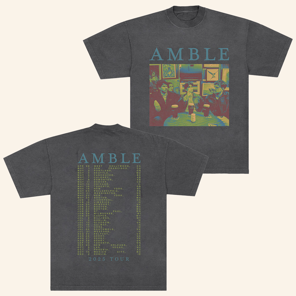 Amble Merch Amble Pub Photo Tour 2025 T-Shirt Gift Ideas For Music Lovers Amble Merch Amble Pub Photo Tour 2025 T-Shirt Gift Ideas For Music Lovers