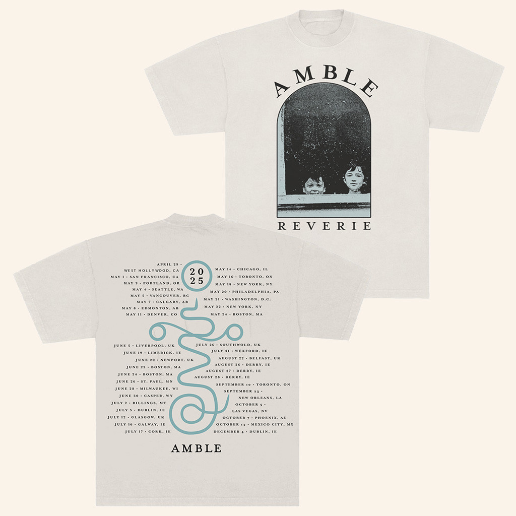 Amble Merch Reverie Tour 2025 T-Shirt Music Lover Gifts For Him Amble Merch Reverie Tour 2025 T-Shirt Music Lover Gifts For Him