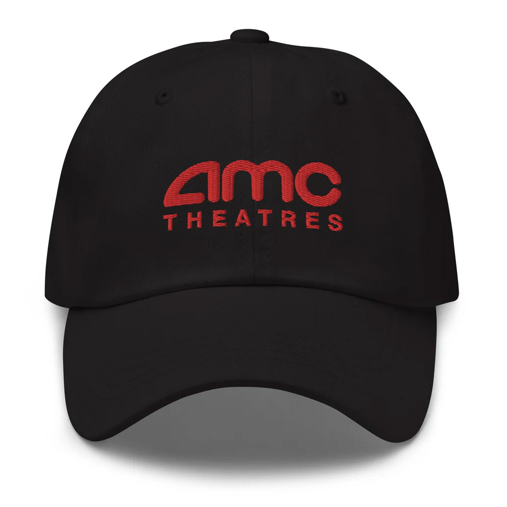 AMC Theatres Merch AMC Theatres Logo Embroidered Hat Gifts For Father