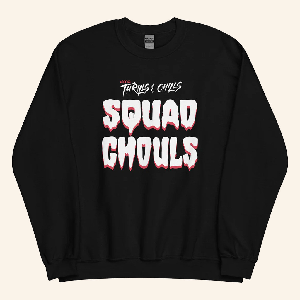 AMC Theatres Merch AMC Theatres Squad Ghouls Crewneck Sweatshirt Gifts For Brother AMC Theatres Merch AMC Theatres Squad Ghouls Crewneck Sweatshirt Gifts For Brother