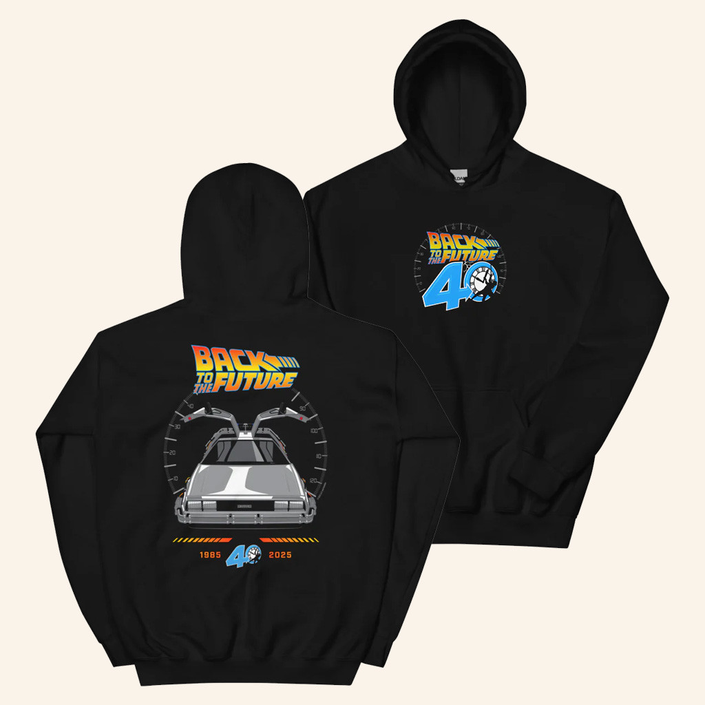 AMC Theatres Merch Back To The Future 40 Years Hoodie Gift Ideas For Him