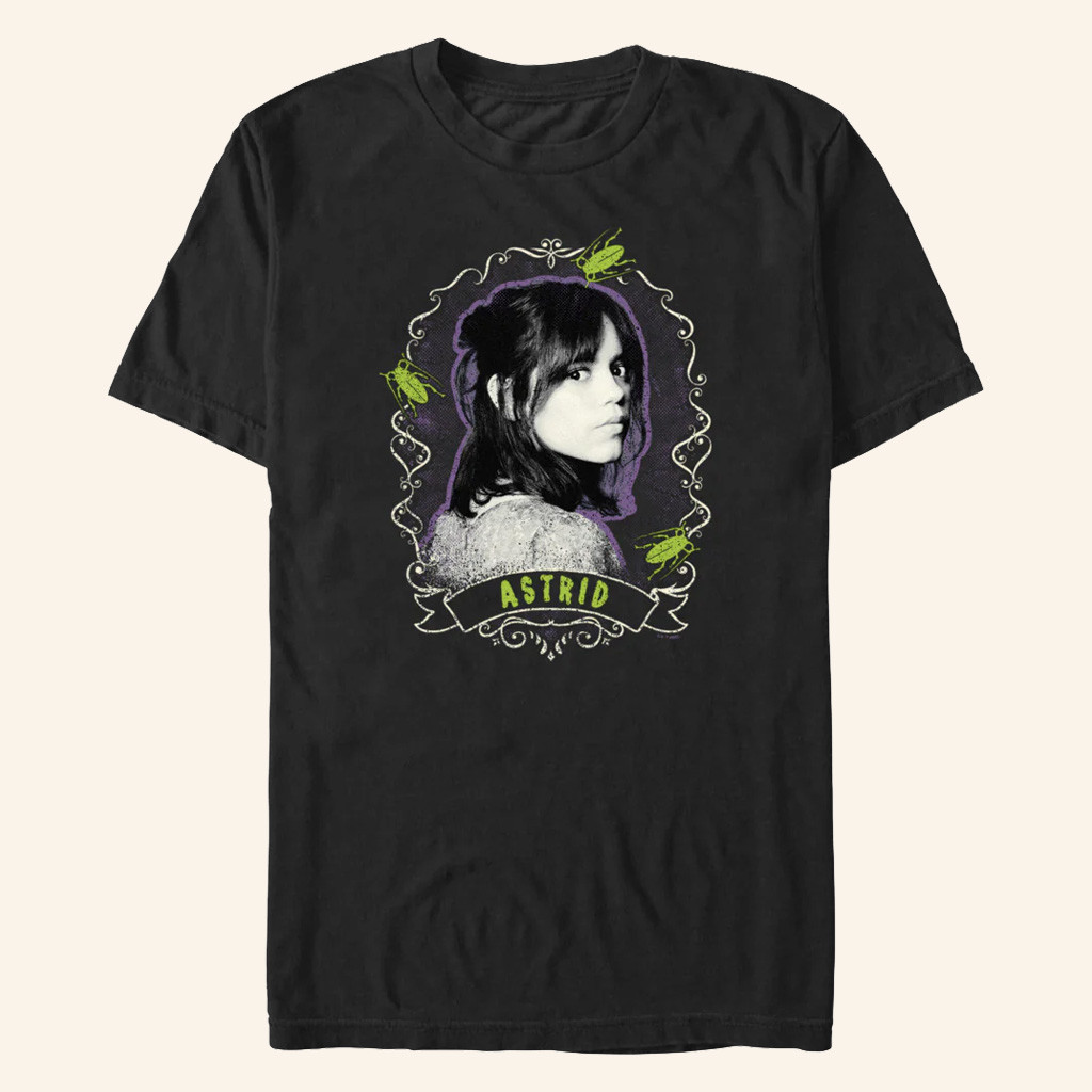 AMC Theatres Merch Beetlejuice Beetlejuice Astrid T-Shirt Gift Ideas For Her AMC Theatres Merch Beetlejuice Beetlejuice Astrid T-Shirt Gift Ideas For Her