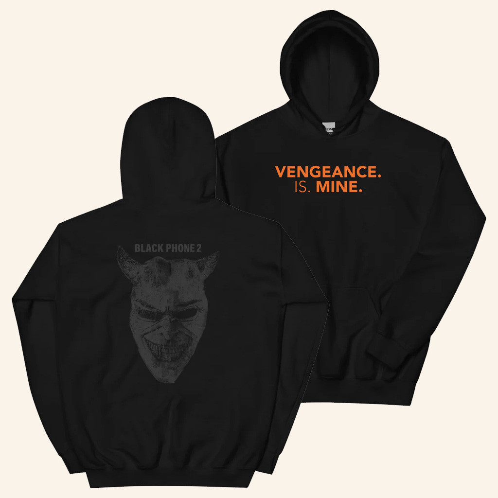AMC Theatres Merch Black Phone 2 Vengeance Is Mine Hoodie Birthday Gift For Dad