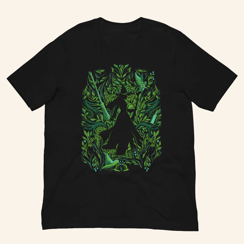 AMC Theatres Merch Wicked For Good Elphaba Greenery T-Shirt Present For Husband