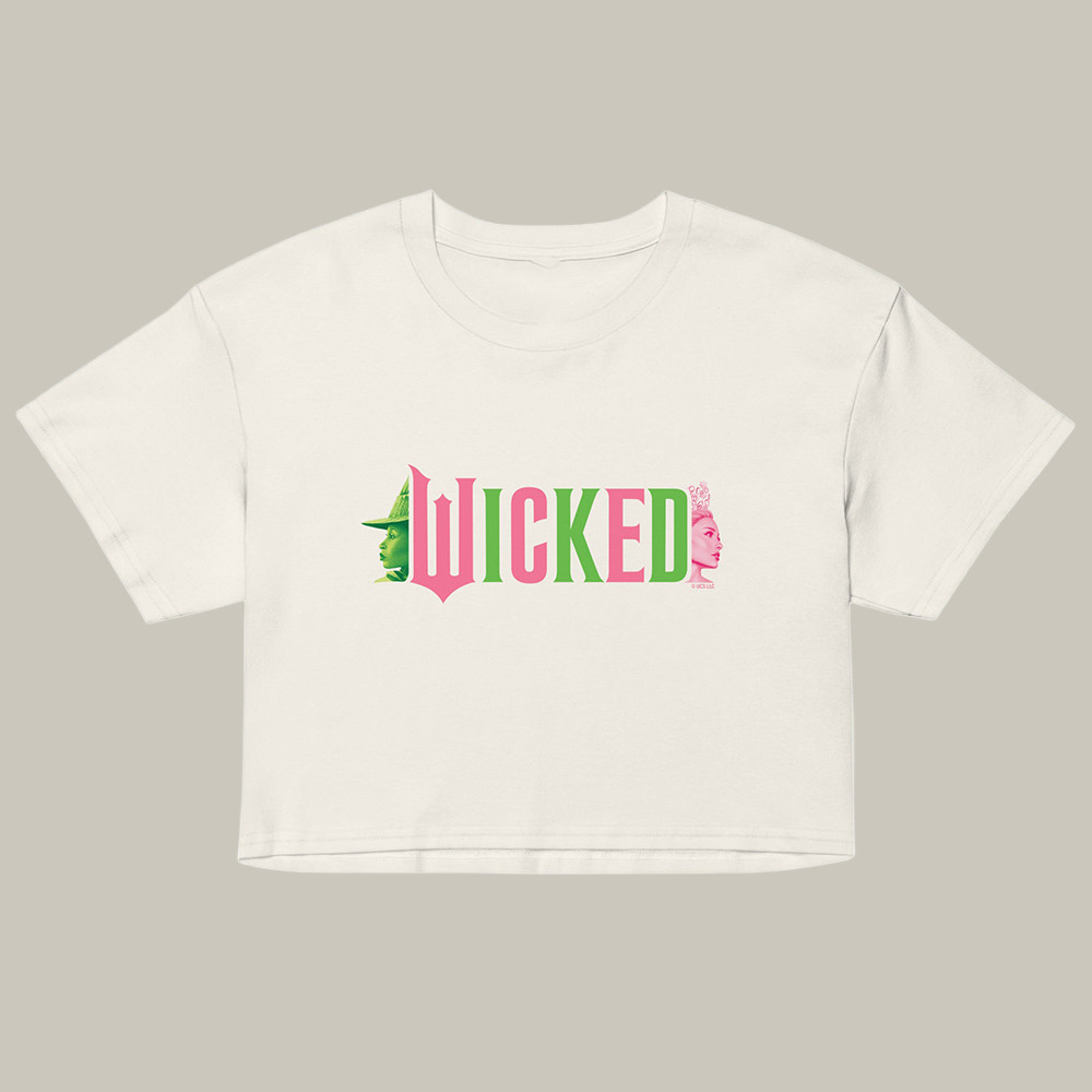 AMC Wicked Merch Crop Top Glinda And Elphaba Design Wicked Shirt Fans Gifts