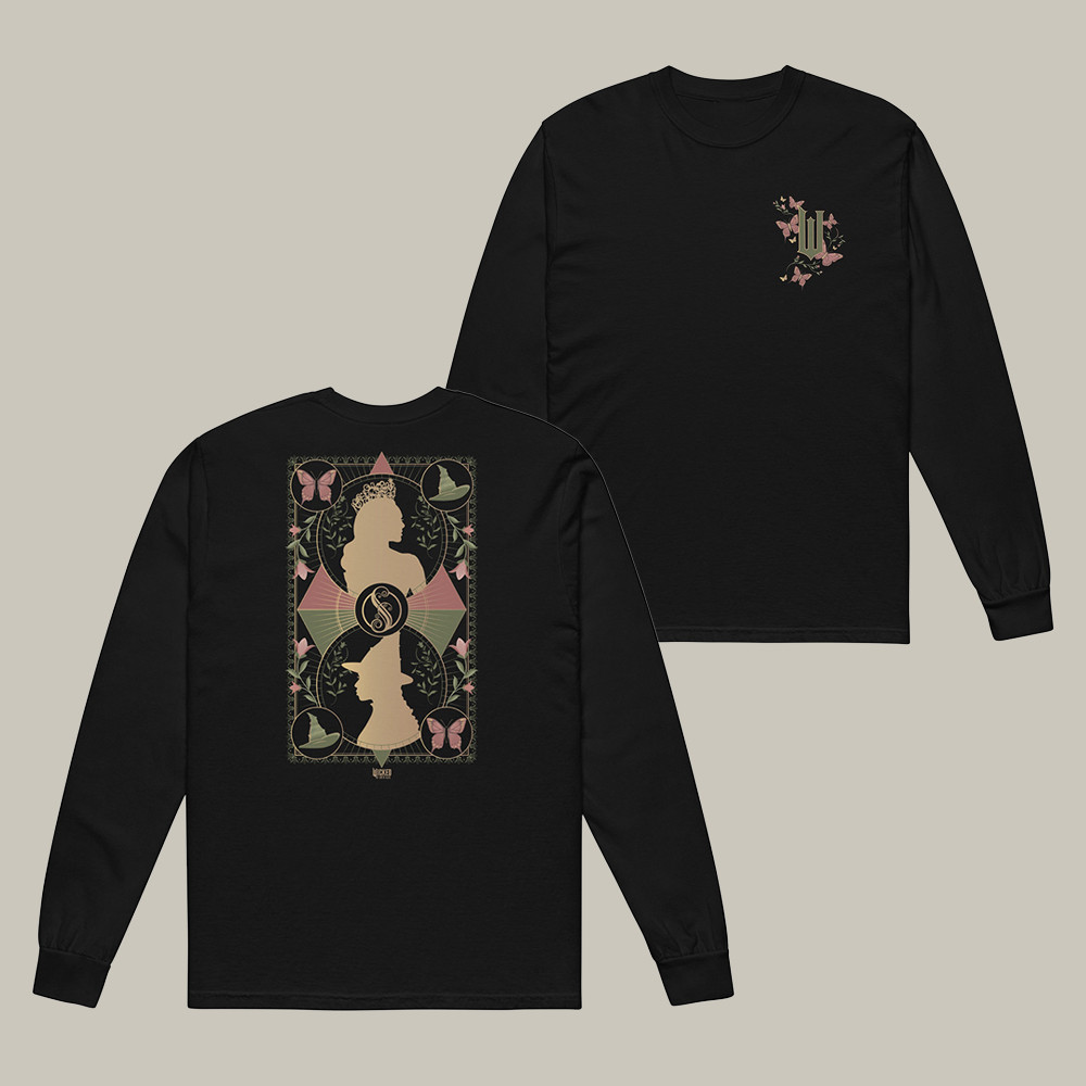 AMC Wicked Merch Enchanted Elements Elphaba Glinda Long Sleeve Shirt Glinda For Good Gifts