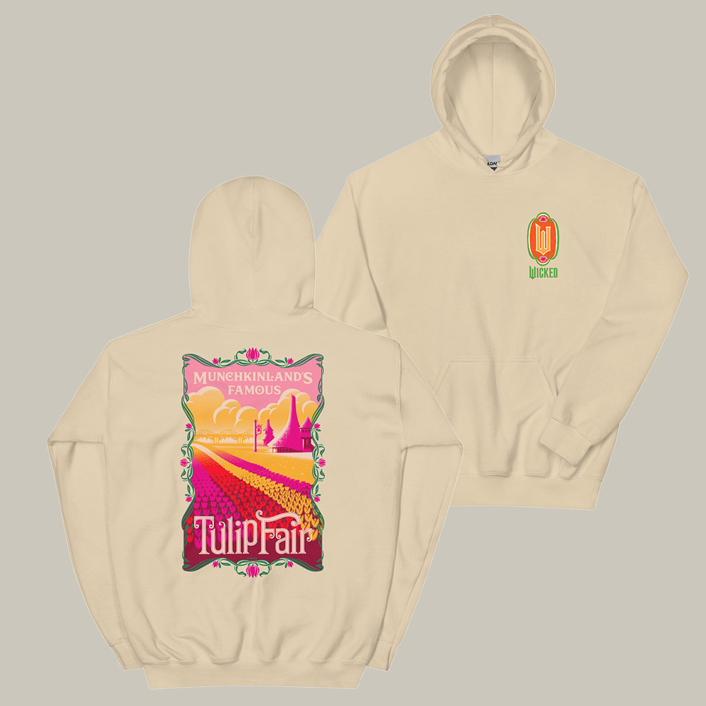 AMC Wicked Merch Hoodie Munchkinland Tulip Fair Wizard Of Oz Hoodie Unique Gifts For Fans