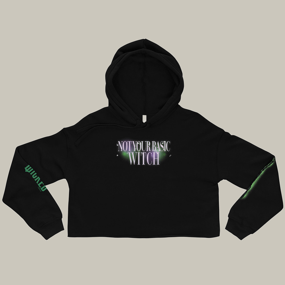 AMC Wicked Merch Hoodie Not Your Basic Witch Fantasy Hoodie Wicked Themed Gifts