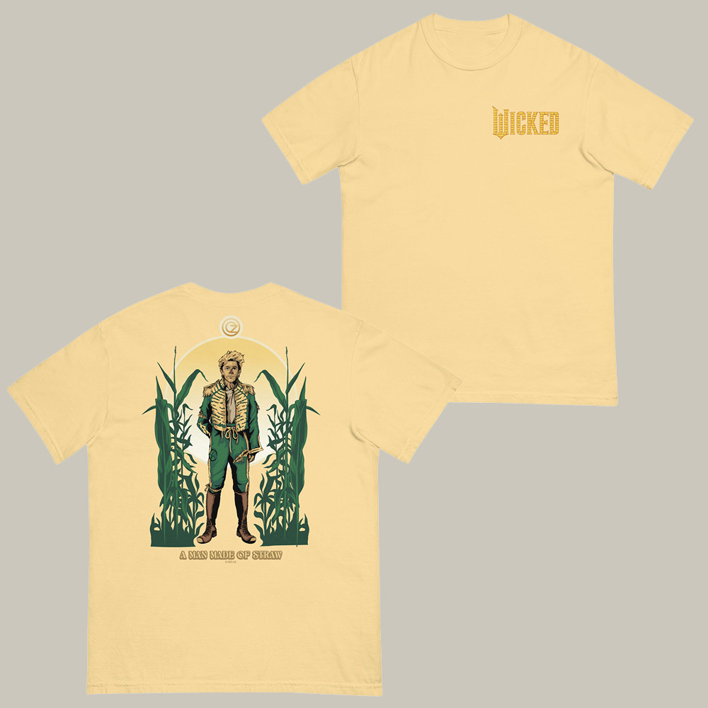 AMC Wicked Merch T-Shirt A Man Made Of Straw Shirt Best Gifts For Wicked Movie Lovers