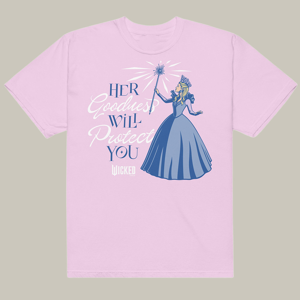 AMC Wicked Merch T-Shirt Her Goodness Will Protect You Shirt Glinda Lover Presents
