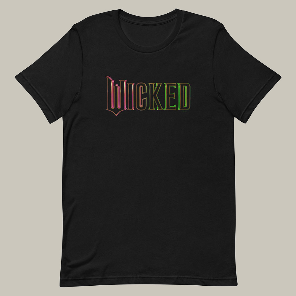 AMC Wicked Merch T-Shirt Wicked Movie Logo Shirt Cool Gifts For Music Enthusiasts