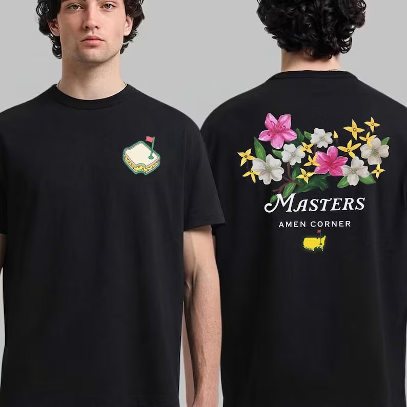 Amen Corner Floral T-Shirt Masters Tournament Apparel Gift For Sports Lovers