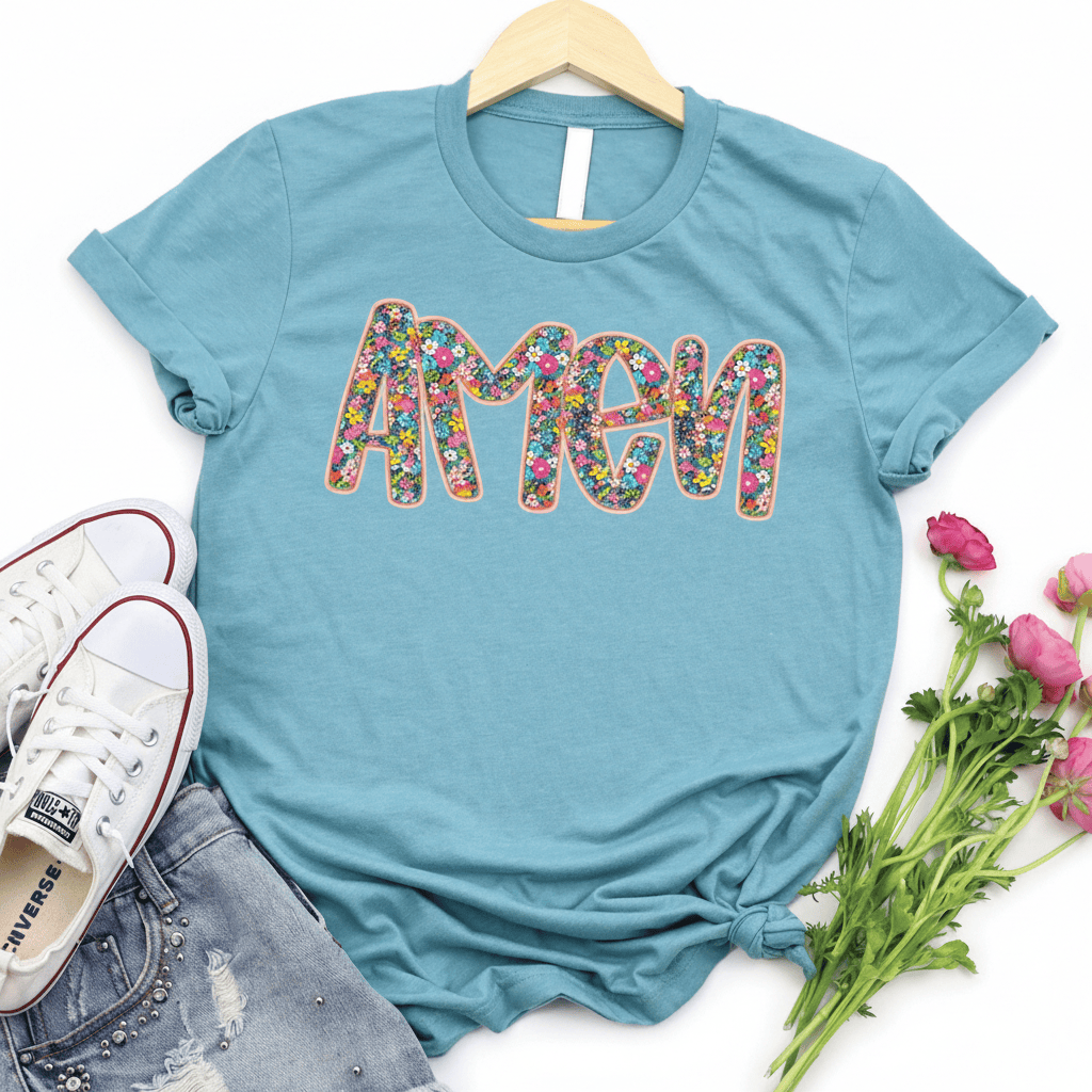 Amen T-Shirt Christian Faith Apparel Religious Prayer Best Gift For Believers