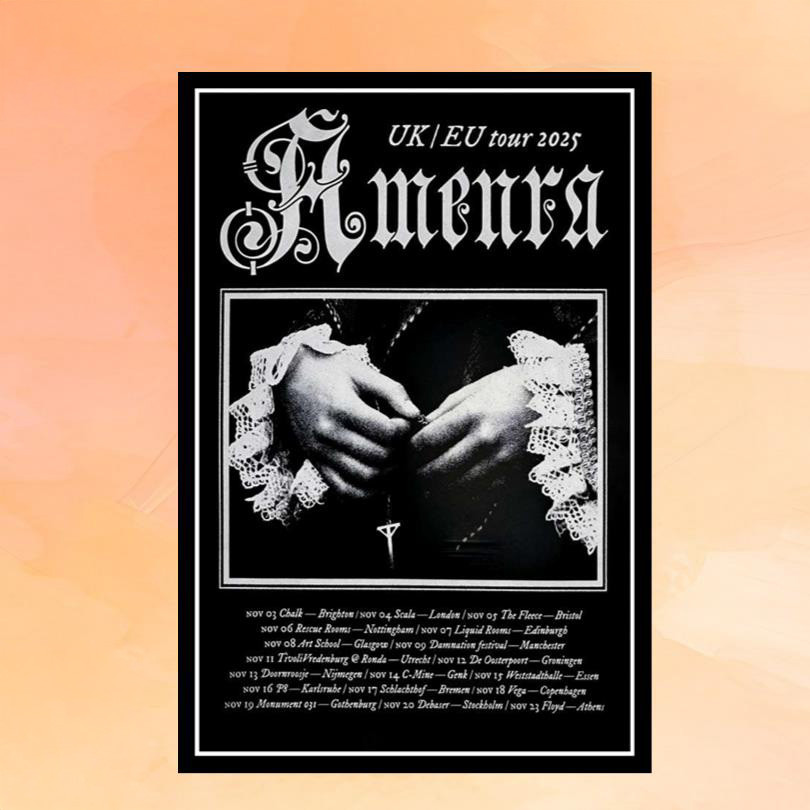 Amenra Merch Amenra UK EU Tour 2025 Poster Wall Art Decor Music Related Gifts For Guys Amenra Merch Amenra UK EU Tour 2025 Poster Wall Art Decor Music Related Gifts For Guys