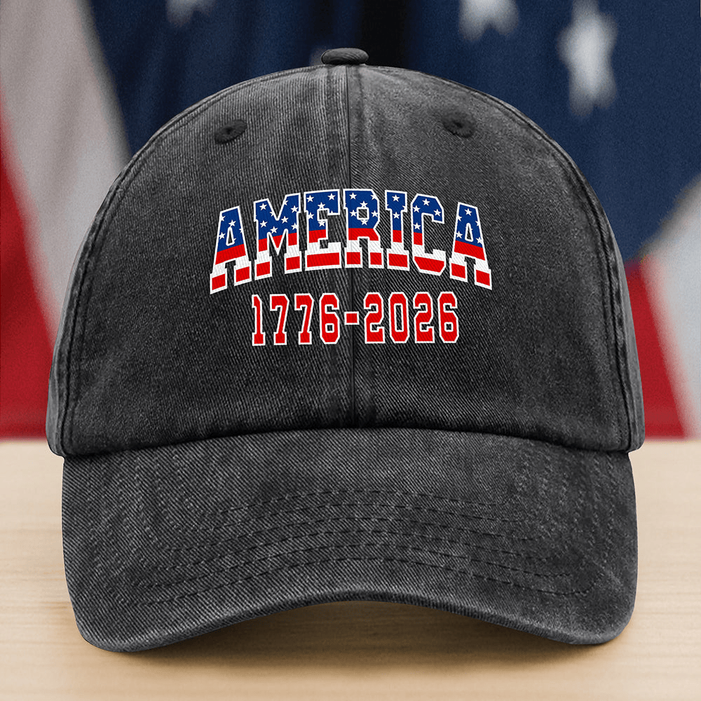 America 1776 2026 250th Anniversary Hat Fourth Of July Baseball Cap Gift For Patriotic Men
