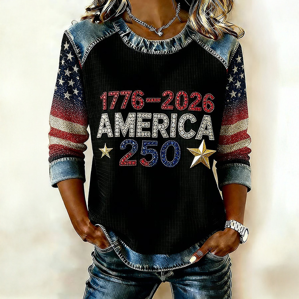 America 1776 2026 250Th Anniversary Sweatshirt America's Birthday Apaprel Gift For Her