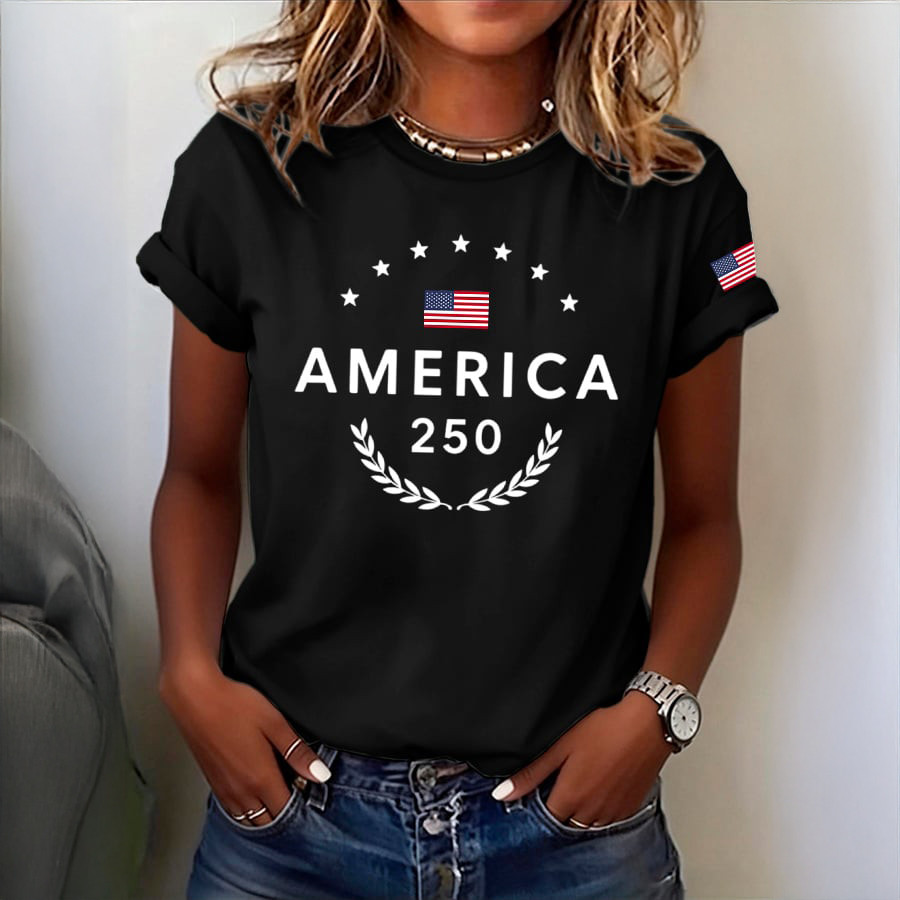 America 250 Anniversary 1776 2026 T-Shirt Independence Day 2026 Shirt Gift For Women