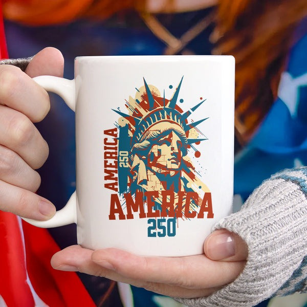 America 250 Anniversary Mug Freedom Liberty America 250 USA Gift Ideas