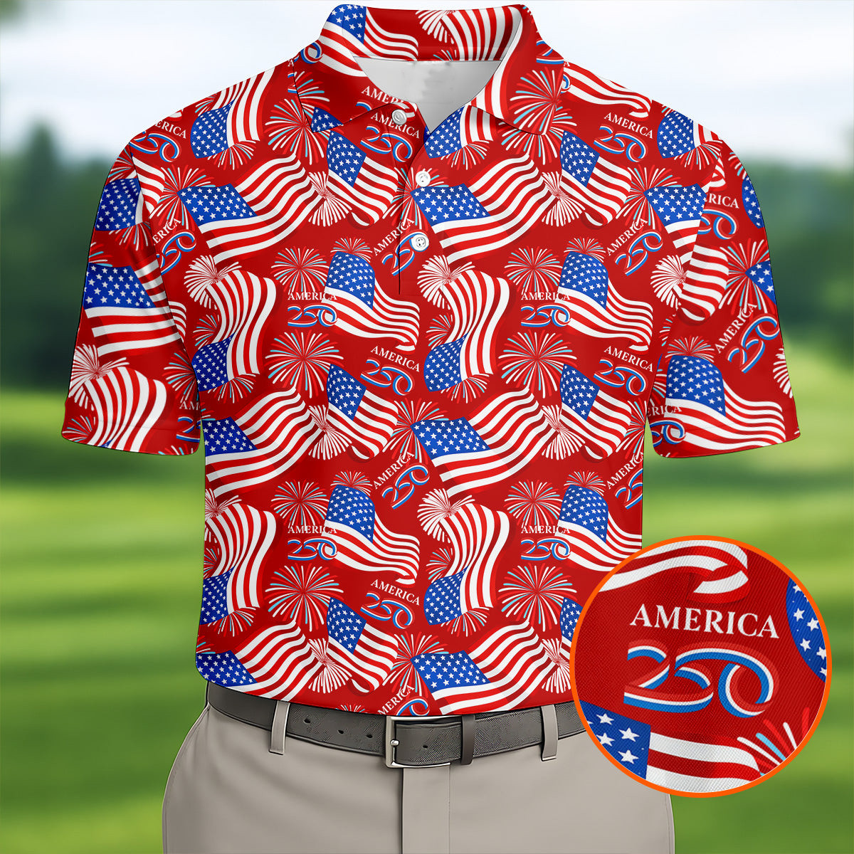 America 250 Anniversary Patriot Golf Polo Shirt Golf Shirts For Men Golf Gifts For Dad