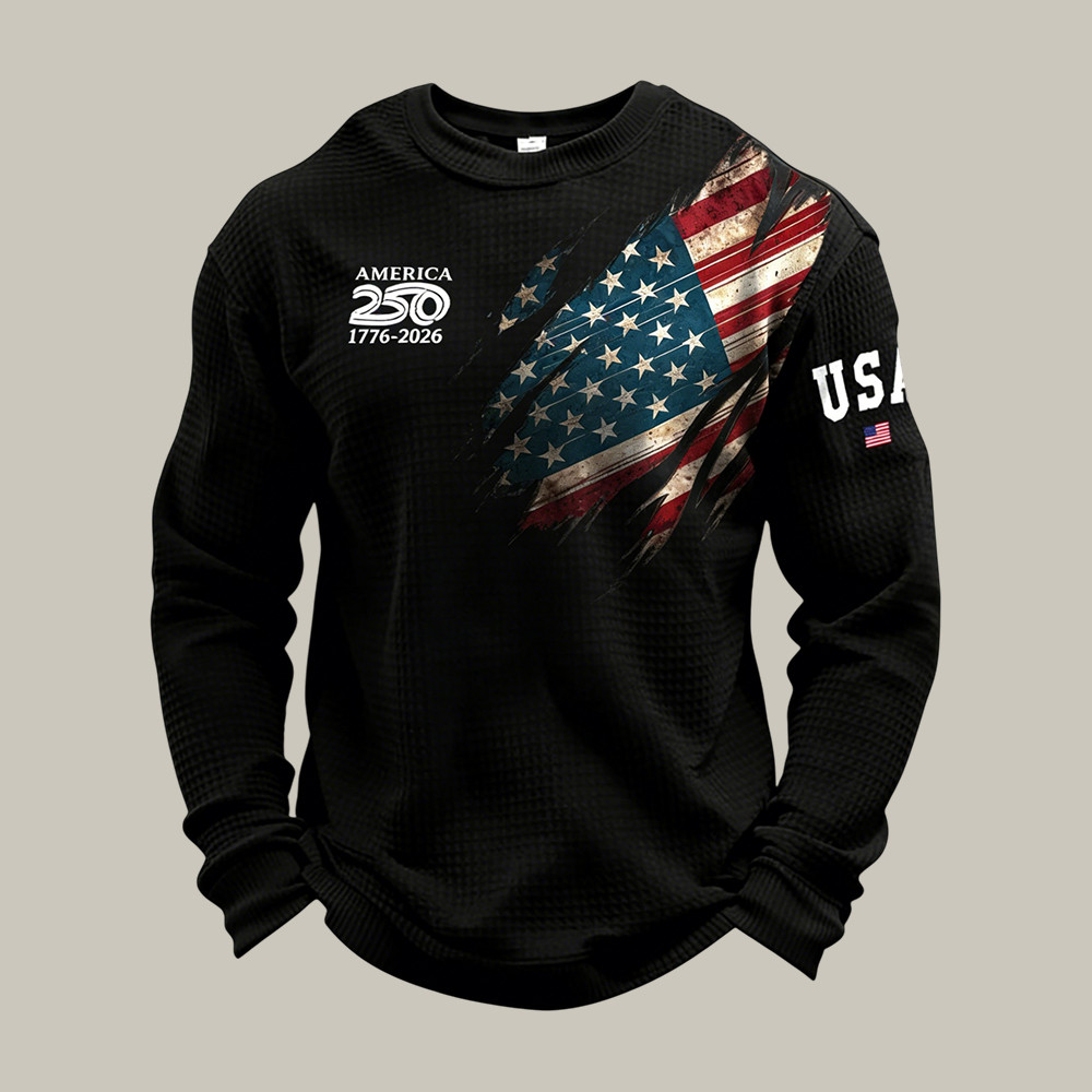 America 250 Years 1776 2026 Long Sleeve Shirt Patriotic American Flag Apparel Good Gift For Patriots