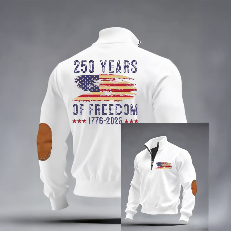 America 250 Years 1776 2026 Quarter Zip Sweatshirt Best 4th Of July Clothing Line