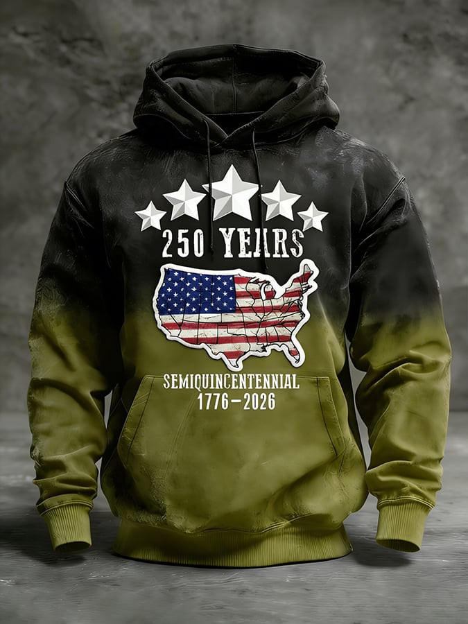 America 250 Years Anniversary Hoodie Semiquincentennial 1776 2026 Merch Patriotic Presents