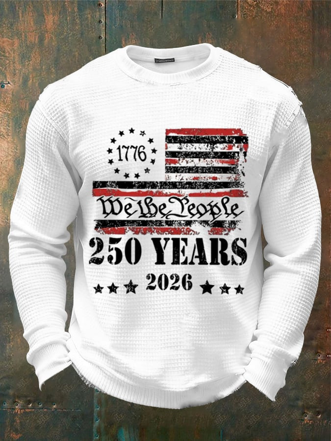 America 250 Years Anniversary Long Sleeve Shirt 1776 2026 We The People Patriotic Merch