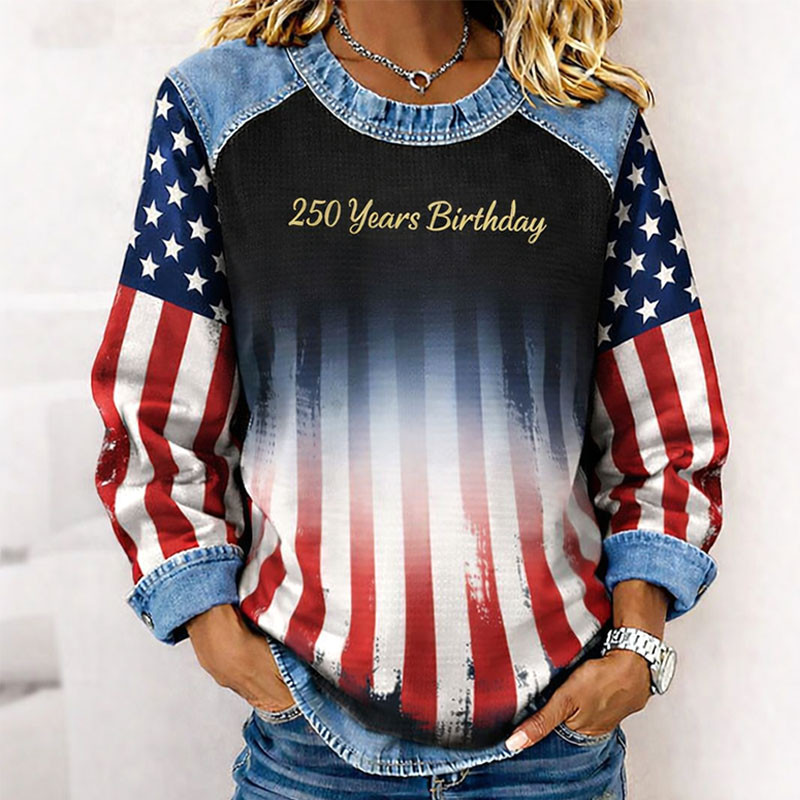 America 250 Years Birthday Sweatshirt American Patriot Clothing 4th Of July Gift