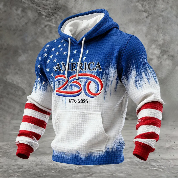 America 250 Years Of Freedom 1776 2026 Hoodie America's Birthday Merch Patriot Gifts