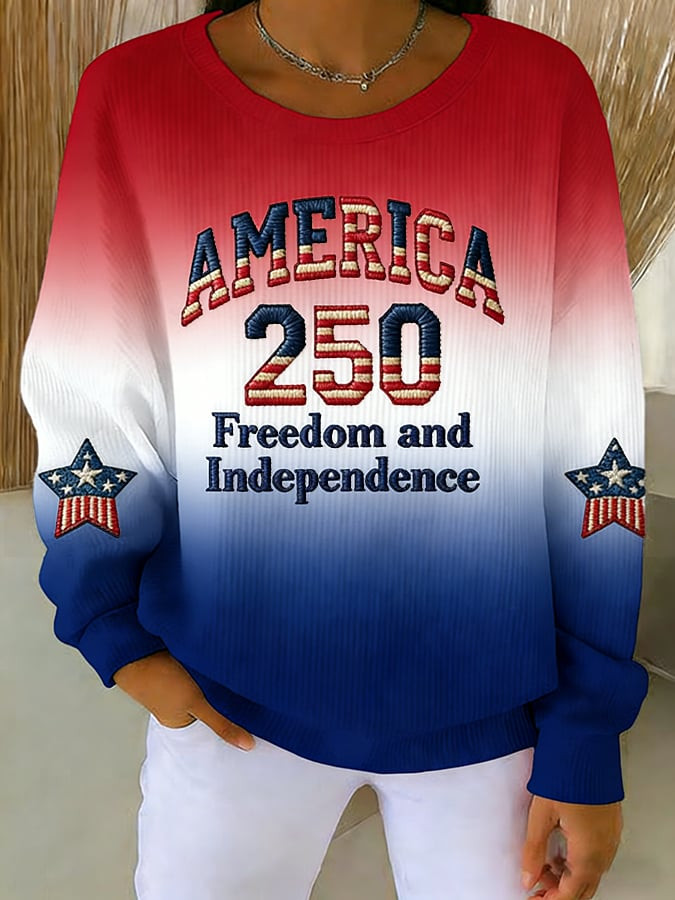 America 250 Years Of Freedom And independence Sweatshirt American Patriot Apparel