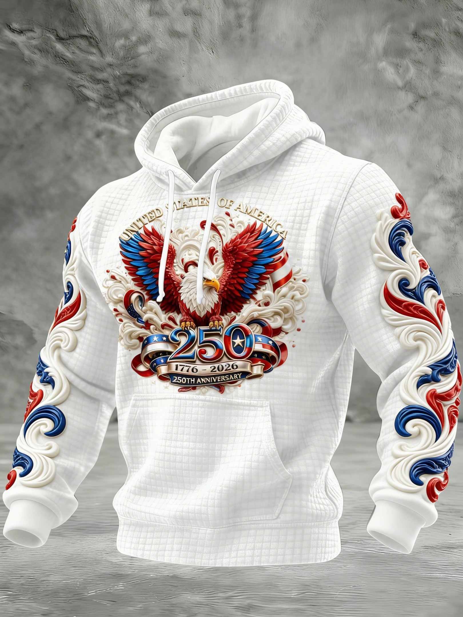 America 250 Years Of Freedom Hoodie Independence Day Clothing Line Gift For Patriots