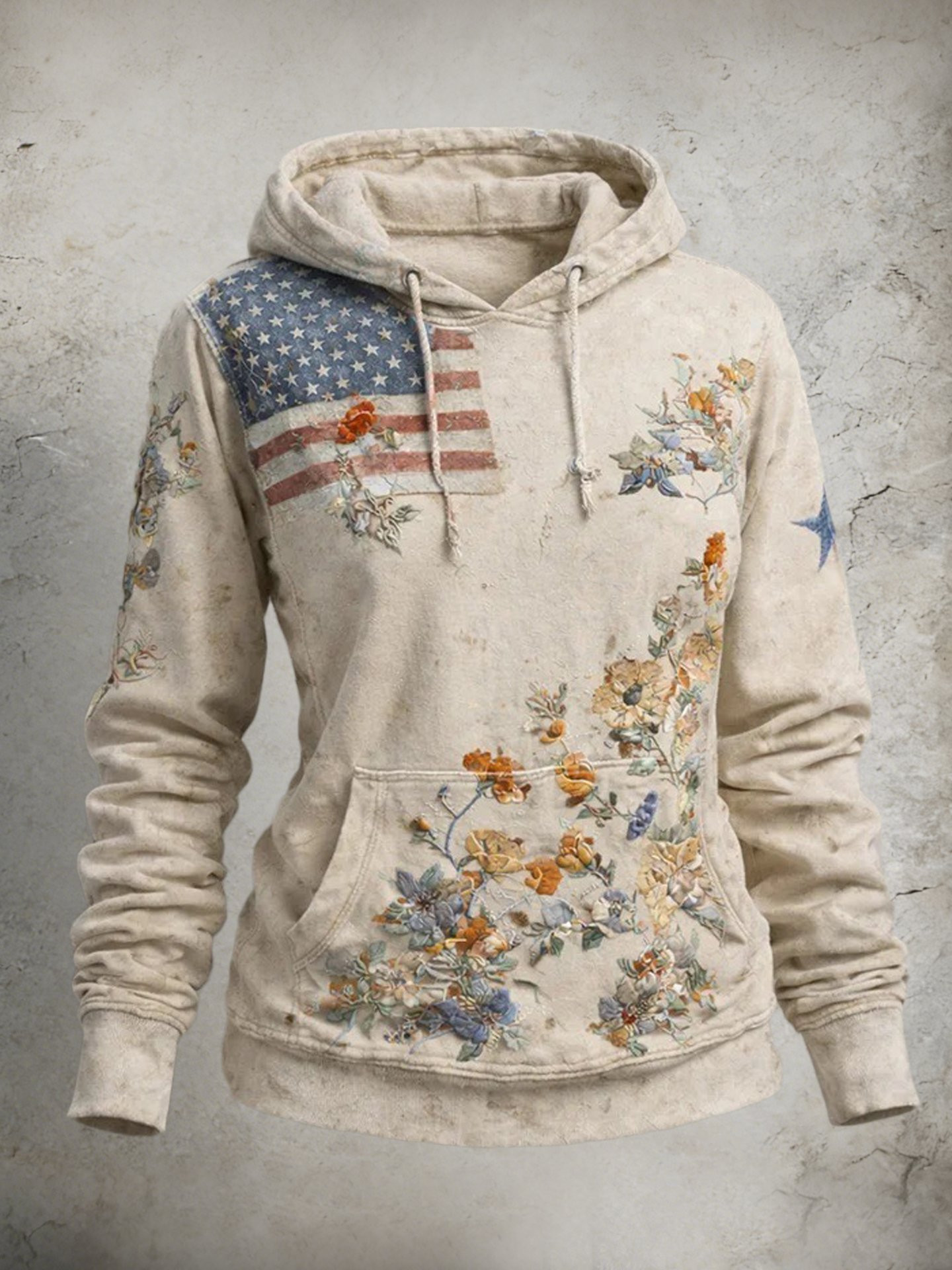 America 250 Years Of Freedom Hoodie Vintage Floral USA Flag Hoodie Patriotic Gifts For Women America 250 Years Of Freedom Hoodie Vintage Floral USA Flag Hoodie Patriotic Gifts For Women