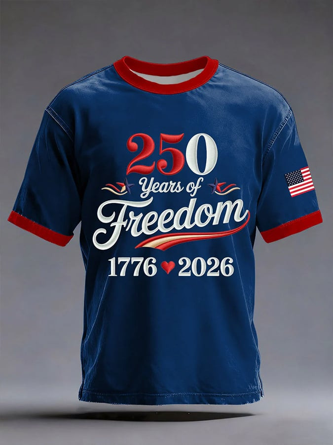 America 250 Years Of Freedom Shirt 1776 2026 Patriotic Apparel Best 4th Of July Gifts