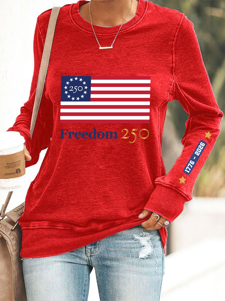 America 250 Years Of Freedom Sweatshirt Best 4Th Of July Apparel Best Gift For Patriots