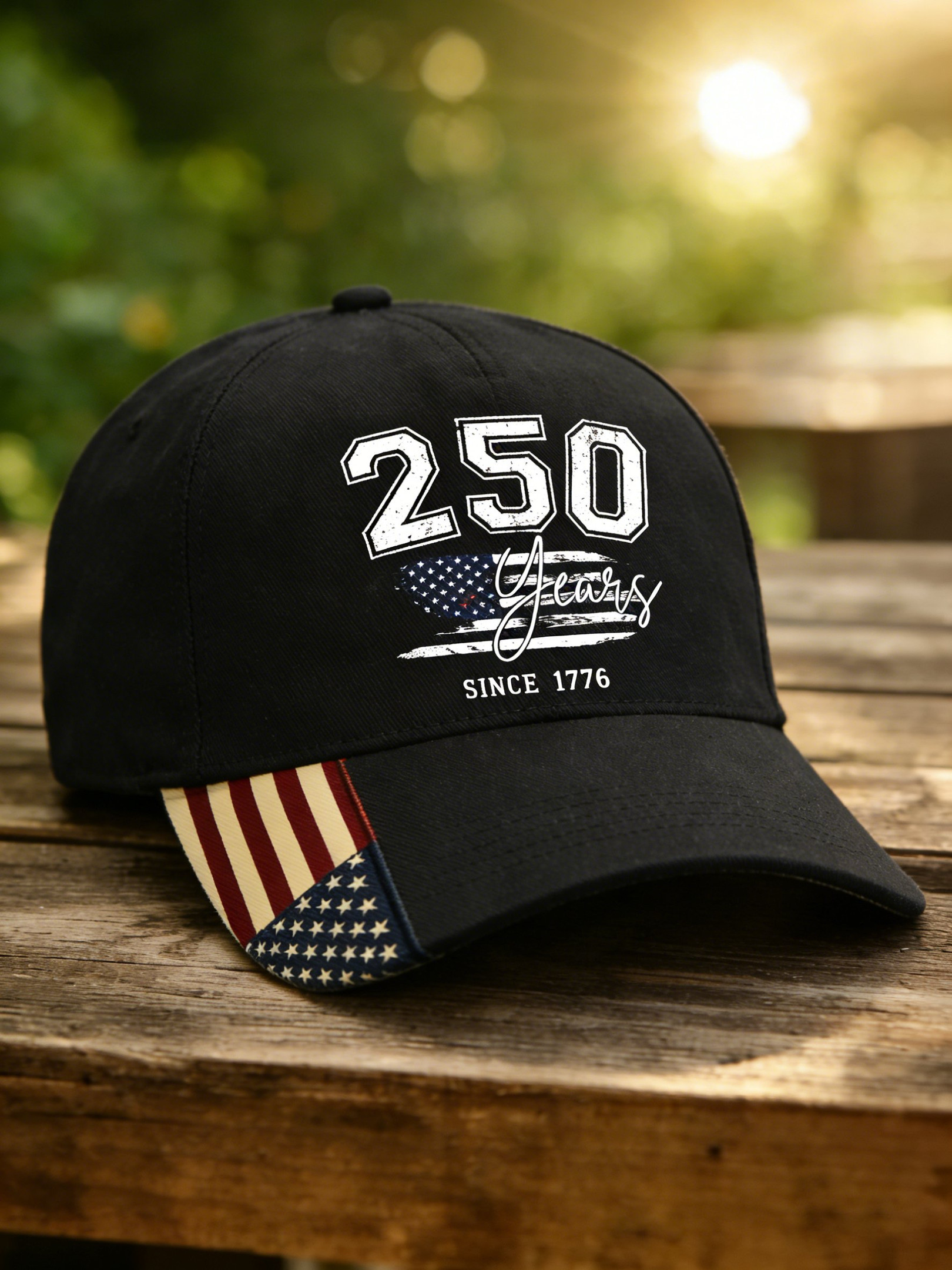 America 250 Years Since 1776 Hat USA 250th Anniversary Ball Cap Patriotic Presents